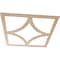 Ekena Millwork Statesman Wood Fretwork Pierced Ceiling Medallion, Alder, 36"OD x 23"ID x 3/8"T CMWP36X36X0375STAL - alternate 4